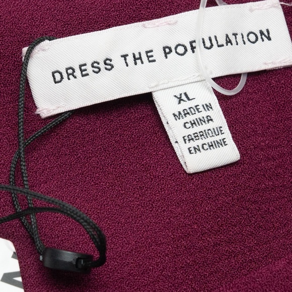 Dress the Population Georgina One Shoulder Bow Gown - Picture 5 of 15